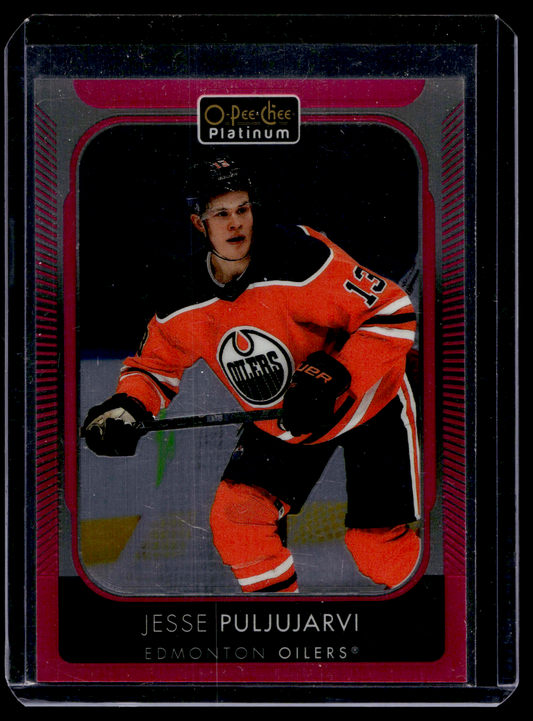 2021-22 Upper Deck OPC Platinum - Matte Pink - Jesse Puljujarvi #148