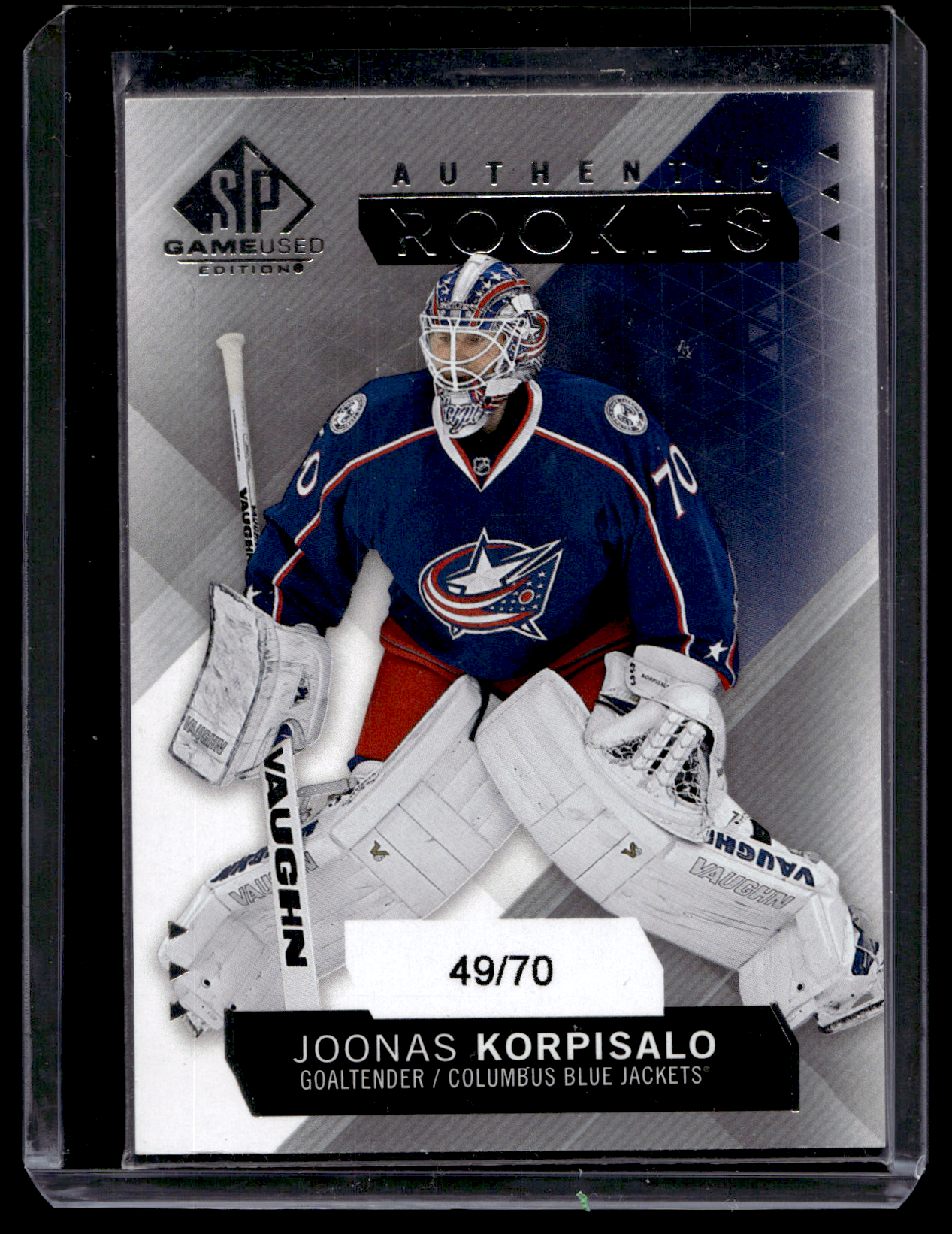 2015-16 Upper Deck SP Game-Used - Authentic Rookies - Joonas Korpisalo #234 /70 RC