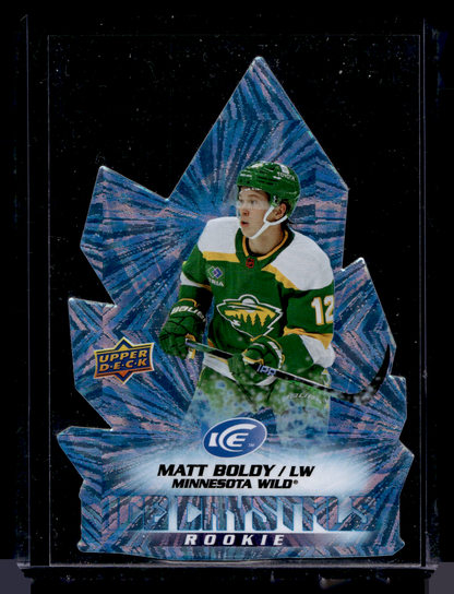2022-23 Upper Deck Ice - Ice Crystals -  Rookies - Matt Boldy #IC-39 RY