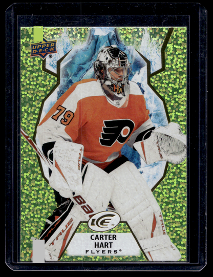 2021-22 Upper Deck Ice - Green - Carter Hart #21