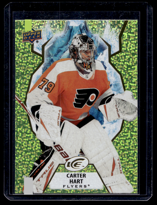2021-22 Upper Deck Ice - Green - Carter Hart #21