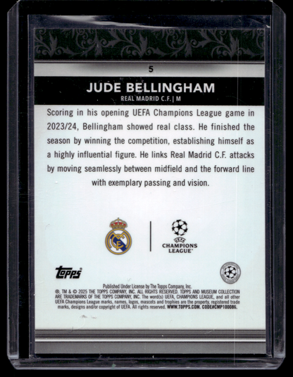 2024-25 Topps Museum Collection UEFA Club Competitions - Jude Bellingham #5