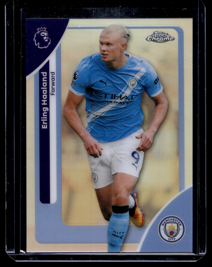 2025-26 Topps Chrome Premier League - Refractor - Erling Haaland #125