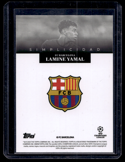 2024-25 Topps Simplicidad UEFA Club Competitions - Canteranos - Lamine Yamal