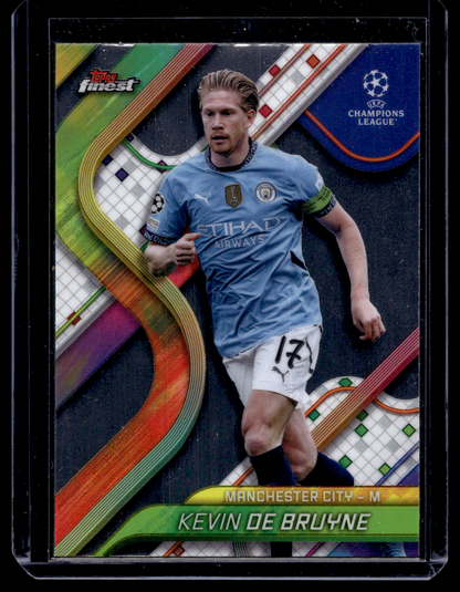 2024-25 Topps Finest UEFA Club Competitions - Kevin De Bruyne #17