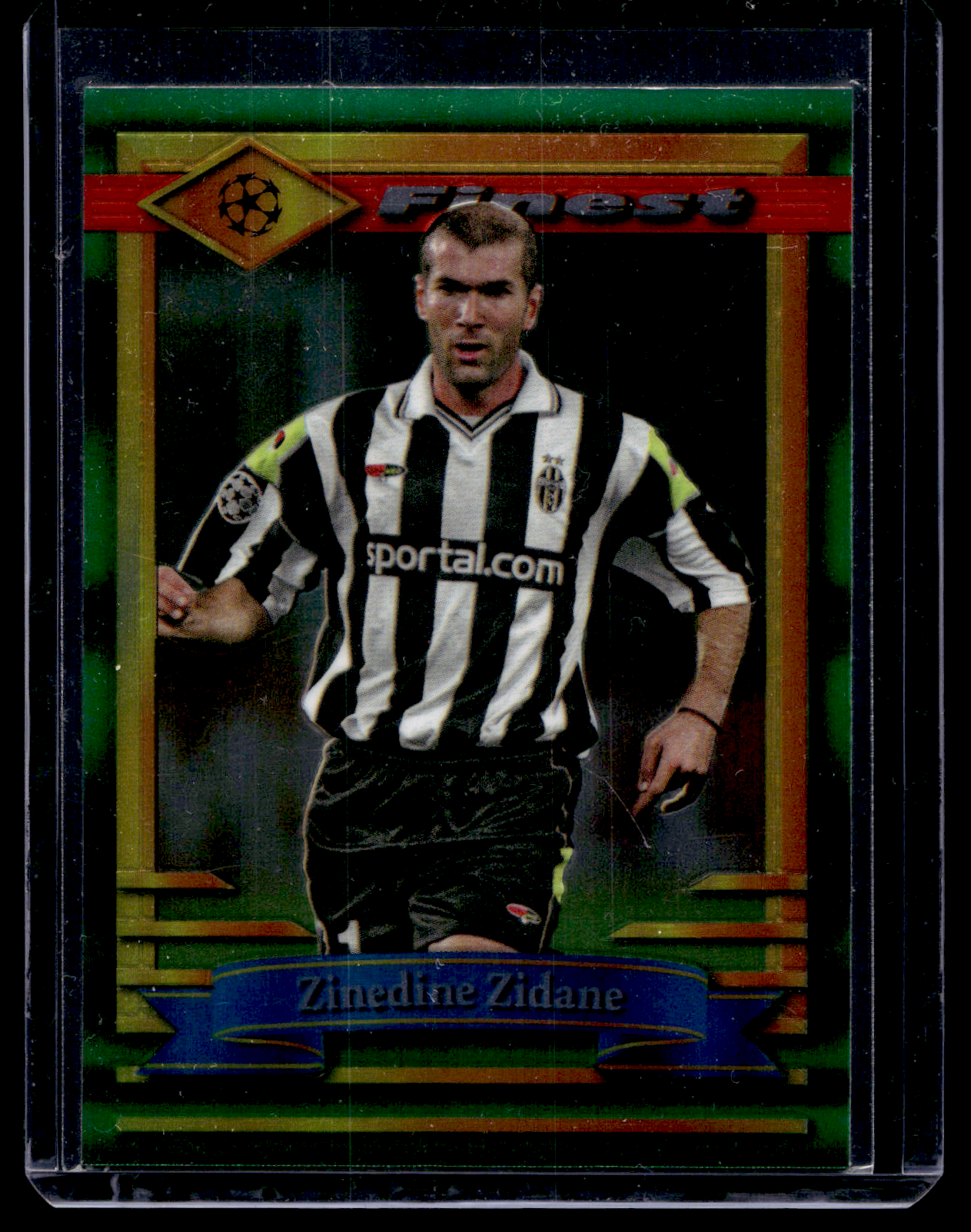 2022-23 Topps Finest Flashbacks UEFA Club Competitions - Zinedine Zidane #60