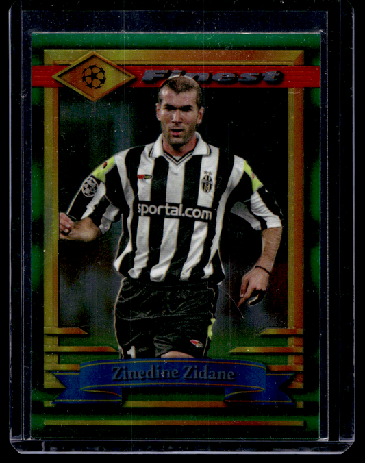 2022-23 Topps Finest Flashbacks UEFA Club Competitions - Zinedine Zidane #60