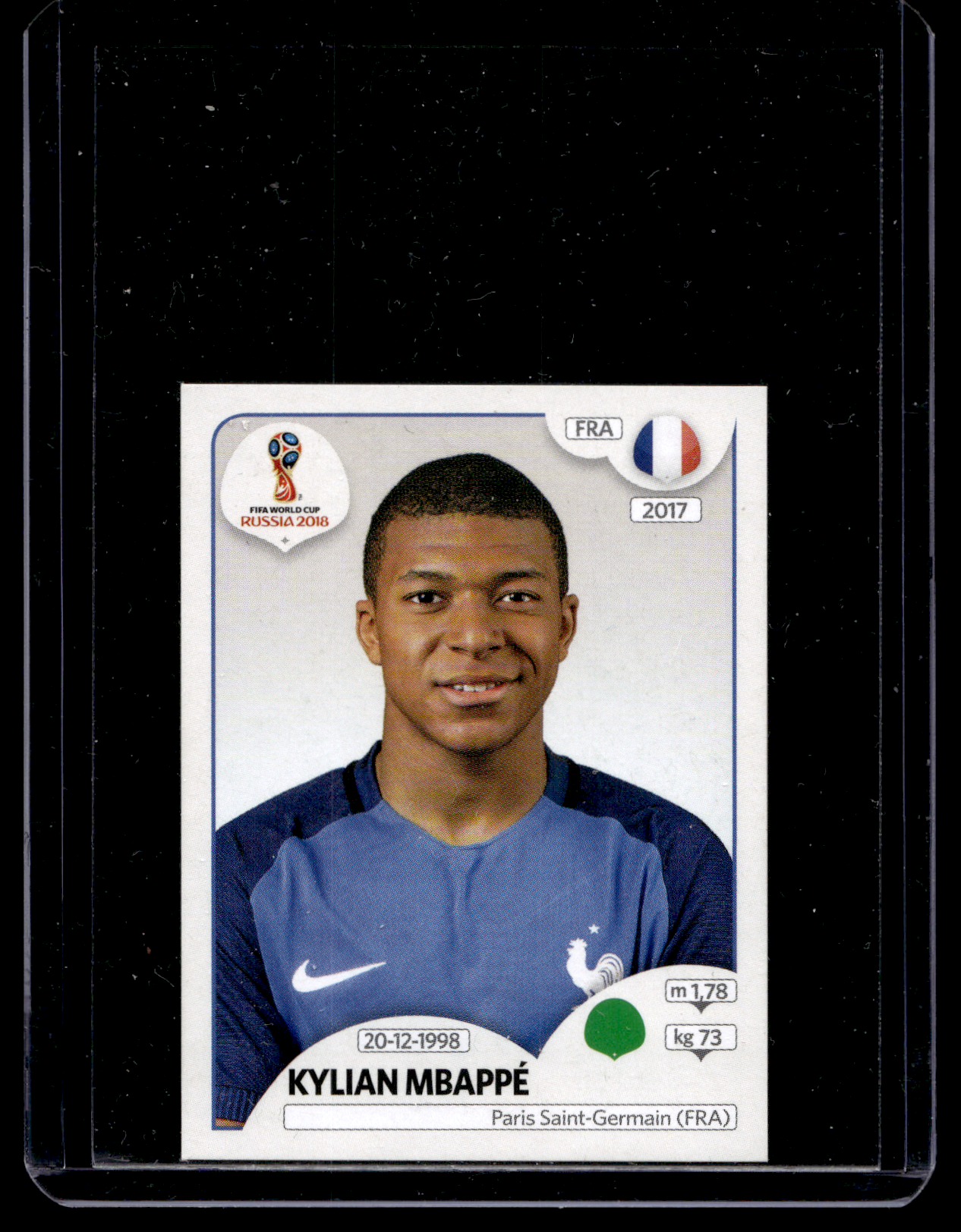 2018 Panini World Cup Russia Album Stickers - Kylian Mbappe #209