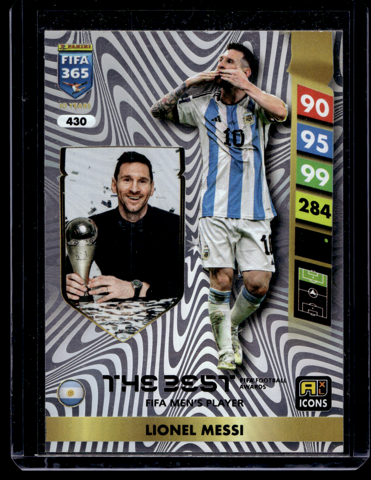 2025 Panini Adrenalyn XL FIFA 365 -The Best - Lionel Messi #430
