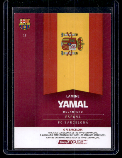 2024-25 Topps FC Barcelona Fan Set - Lamine Yamal #18