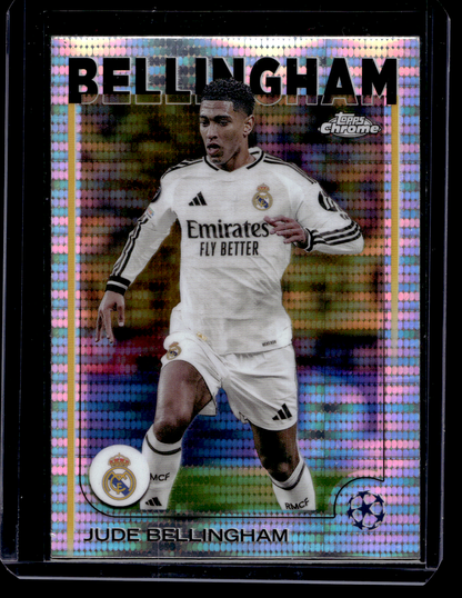 2024-25 Topps Chrome UEFA Club Competitions - Pulsar Refractor - Jude Bellingham #22