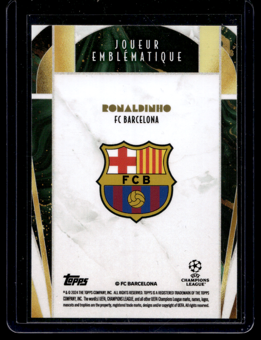 2024-25 Topps Deco UEFA Club Competitions - Joueur Emblematique - Ronaldinho