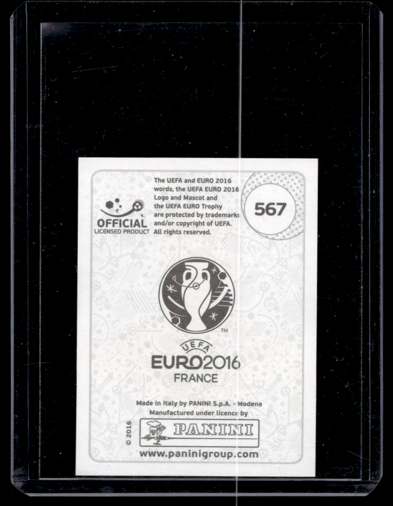 2016 Panini Euro 2016 Album Stickers - Zlatan Ibrahimović #567