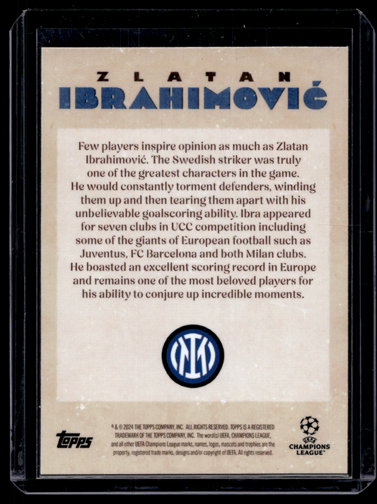 2024-25 Topps Deco UEFA Club Competitions - Artistry - Zlatan Ibrahimovic