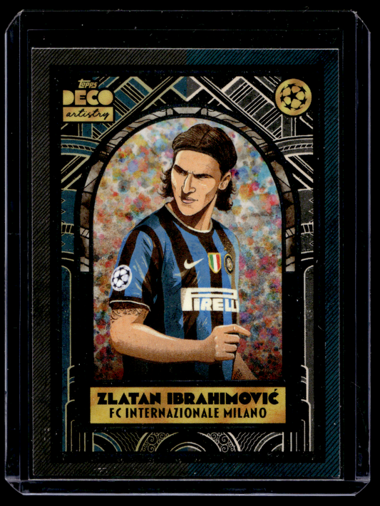 2024-25 Topps Deco UEFA Club Competitions - Artistry - Zlatan Ibrahimovic