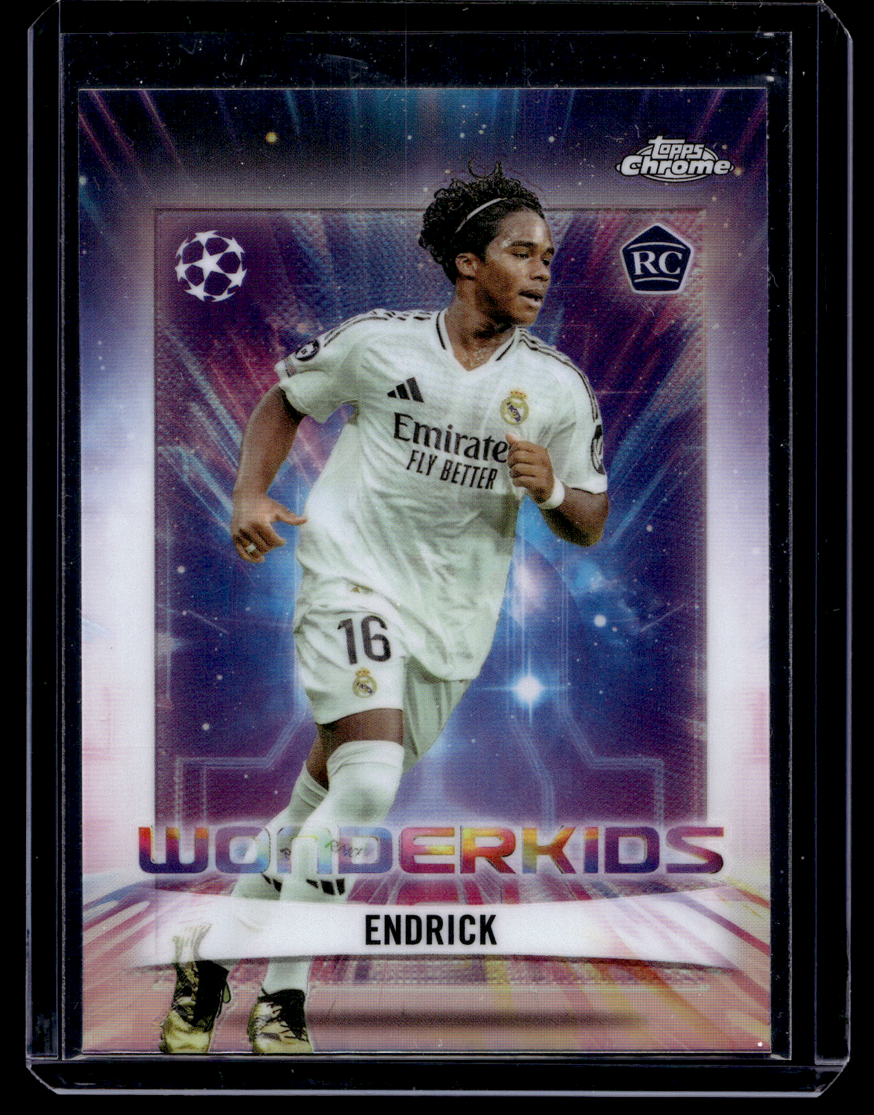 2024-25 Topps Chrome UEFA Club Competitions - Wonderkids - Endrick #WK-2 RY