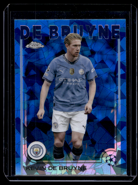 2024-25 Topps Chrome UEFA Club Competitions Sapphire Edition - Kevin De Bruyne #17