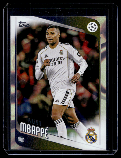 2025-26 Topps UEFA Club Competitions - Raindrops - Kylian Mbappe #112