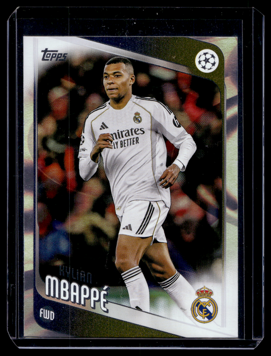 2025-26 Topps UEFA Club Competitions - Raindrops - Kylian Mbappe #112