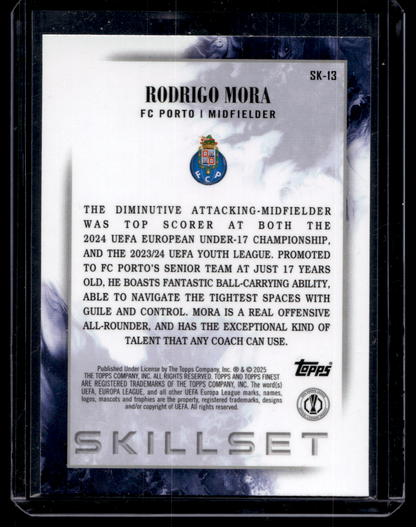 2024-25 Topps Finest UEFA Club Competitions - Finest Skillset - Rodrigo Mora #SK-13