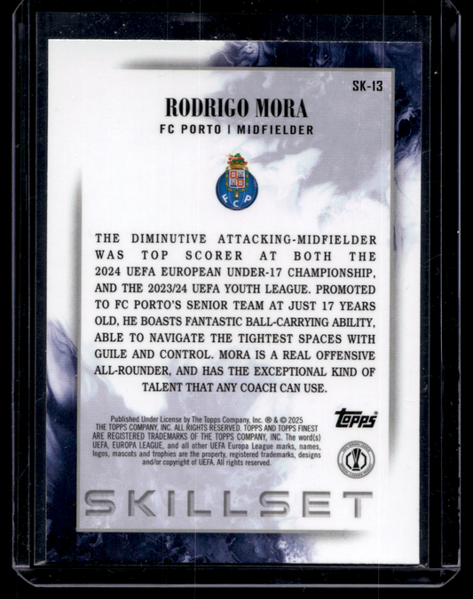 2024-25 Topps Finest UEFA Club Competitions - Finest Skillset - Rodrigo Mora #SK-13