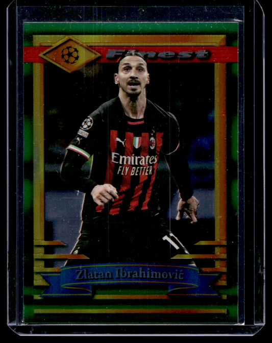 2022-23 Topps Finest Flashbacks UEFA Club Competitions - Zlatan Ibrahimovic #49