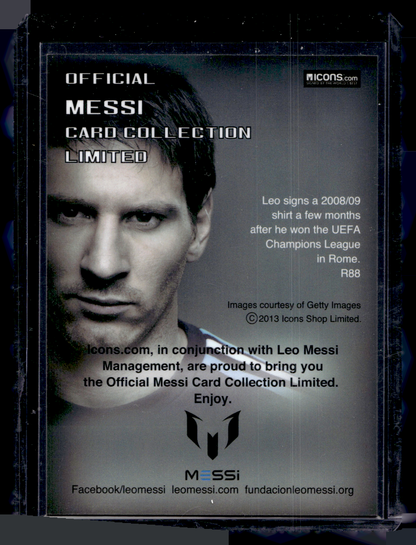 2013 Icons Official Messi Card Collection Limited - Lionel Messi #88