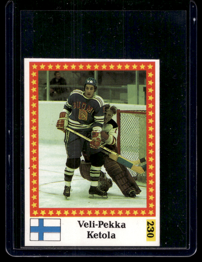 1991 Semic Blank Back - Veli-Pekka Ketola #230
