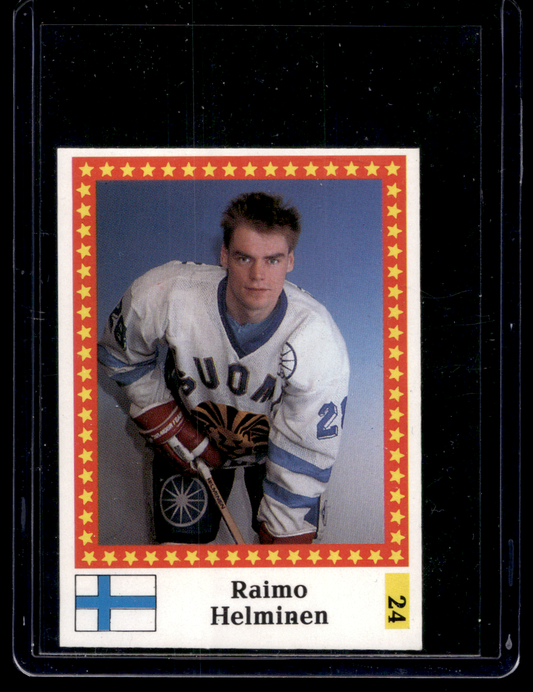 1991 Semic Blank Back - Raimo Helminen #24