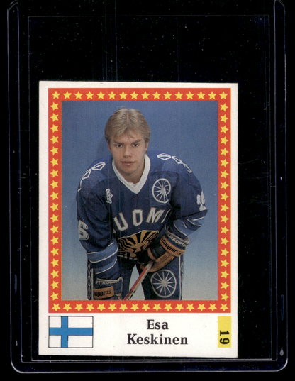 1991 Semic Blank Back - Esa Keskinen #19