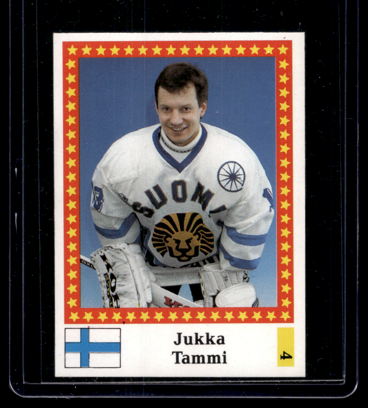 1991 Semic Blank Back - Jukka Tammi #4