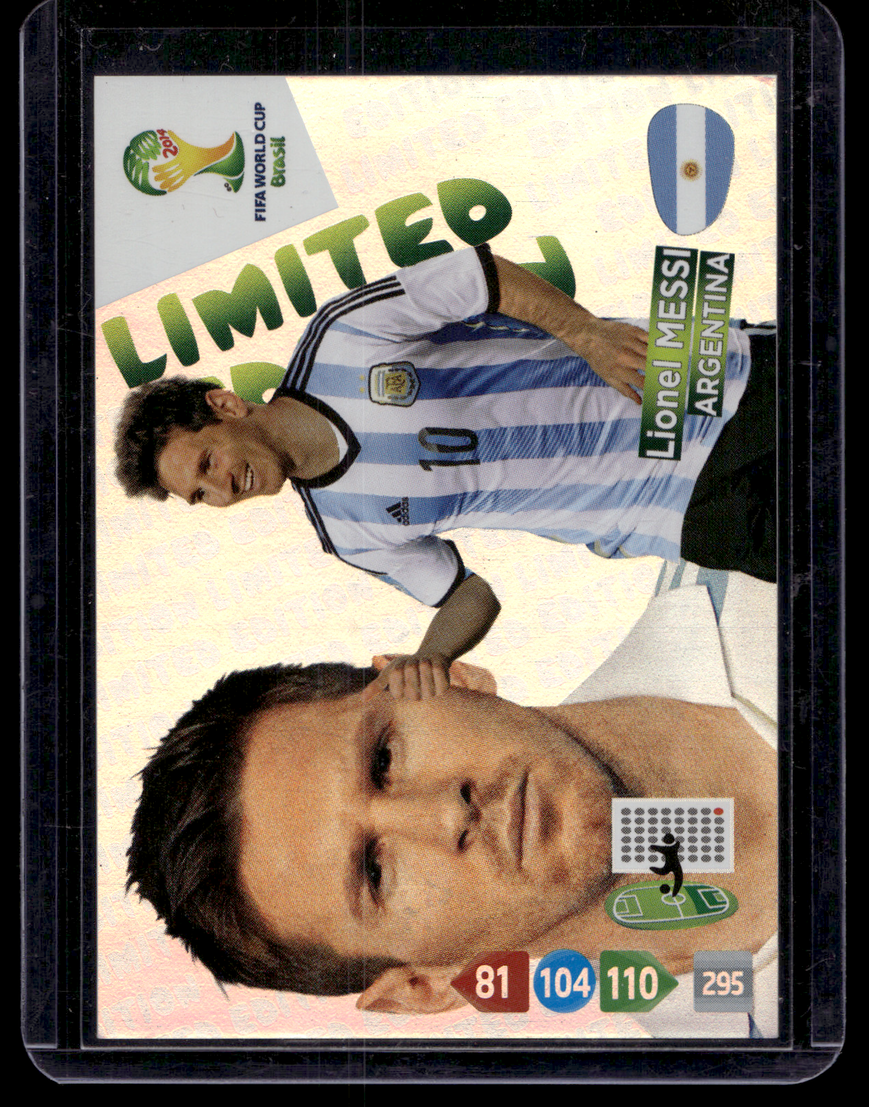 2014 Panini Adrenalyn XL FIFA World Cup Brazil - Limited Edition - Lionel Messi