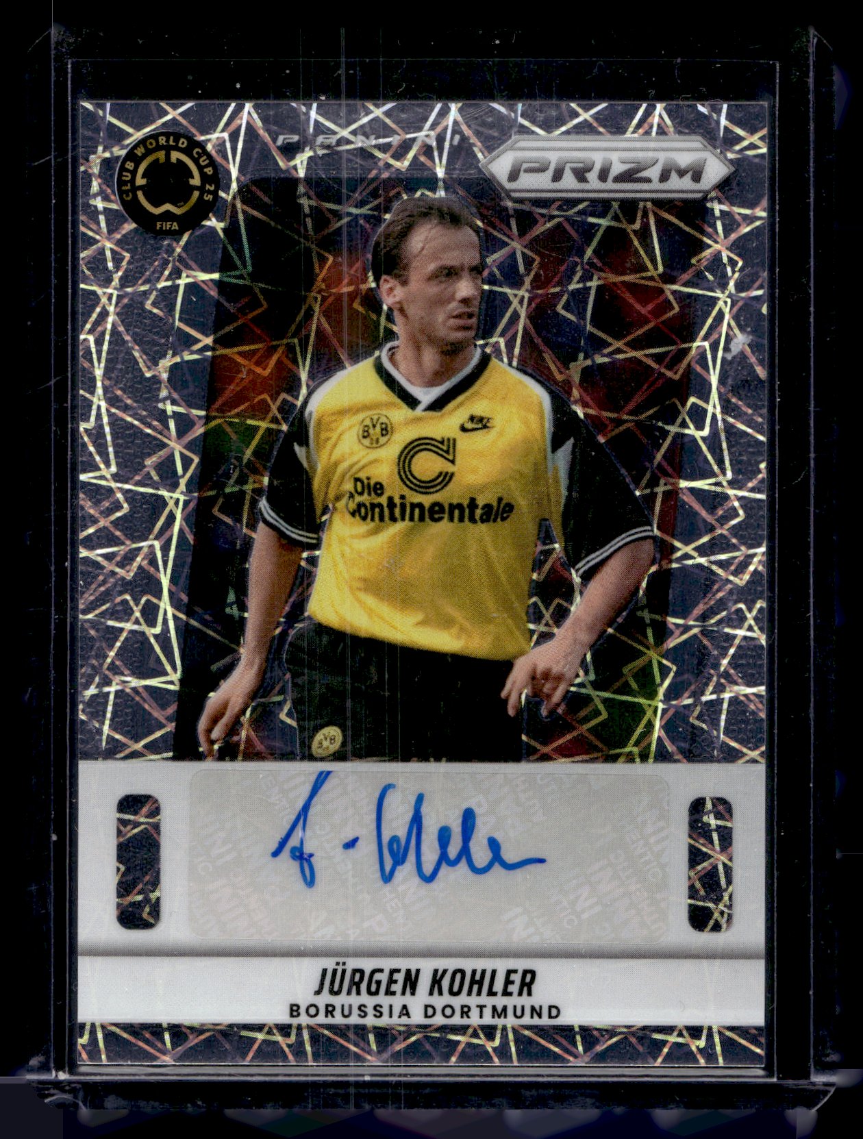2025 Panini Prizm FIFA Club World Cup - Flashback Autographs - Velocity Prizm - Jürgen Kohler #FA-JK