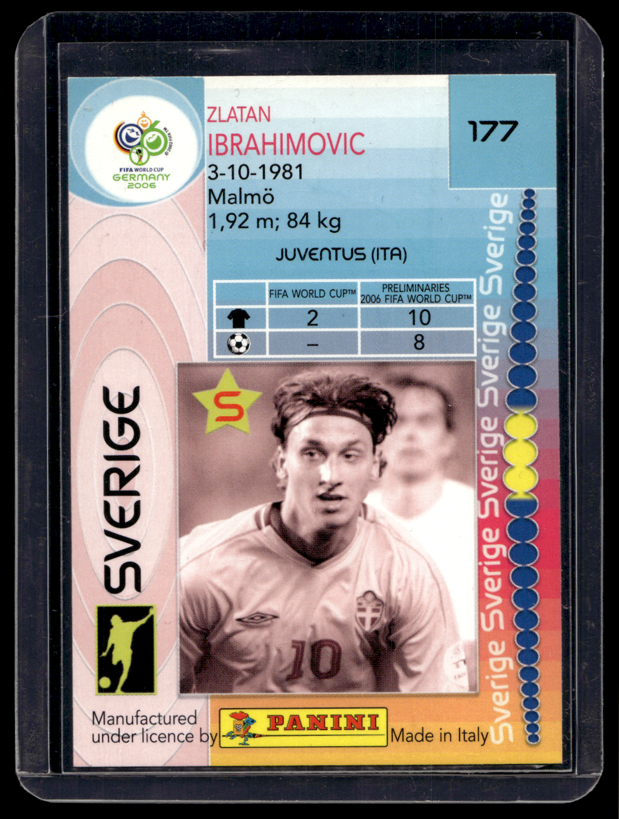 2006 Panini FIFA World Cup Germany - Zlatan Ibrahimovic #177