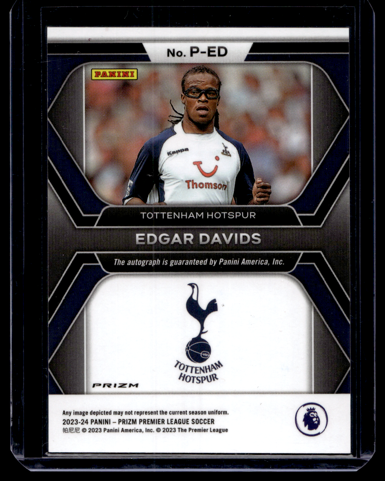 2023-24 Panini Prizm Premier League - Penmanship - Edgar Davids #P-ED