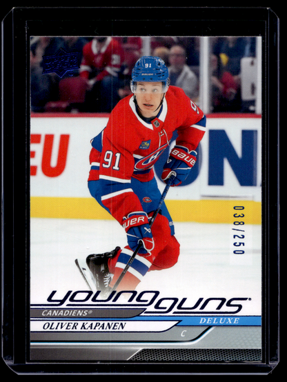 2024-25 Upper Deck Series 2 - Young Guns Deluxe - Oliver Kapanen #461 /250 RC