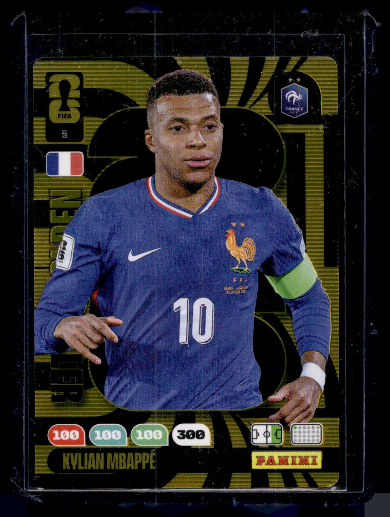 2026 Panini Adrenalyn XL FIFA World Cup - Golden Baller -  Kylian Mbappé #5