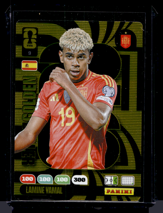 2026 Panini Adrenalyn XL FIFA World Cup - Golden Baller -  Lamine Yamal #9