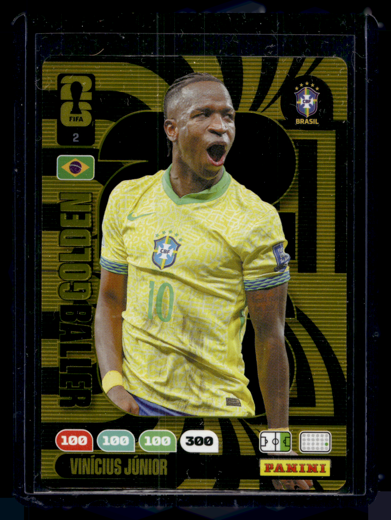 2026 Panini Adrenalyn XL FIFA World Cup - Golden Baller -  Vinícius Júnior #2