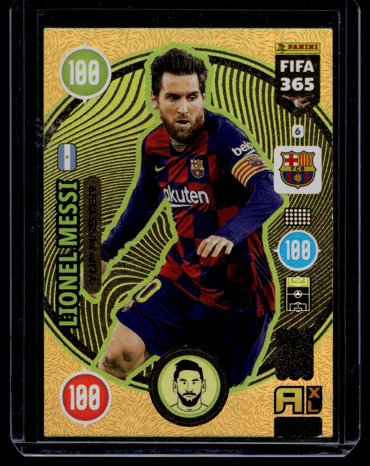 2021 Panini Adrenalyn XL Fifa 365 - Top Master - Lionel Messi #6