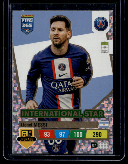 2022 Panini Adrenalyn XL FIFA 365 - International Star - Lionel Messi #I37