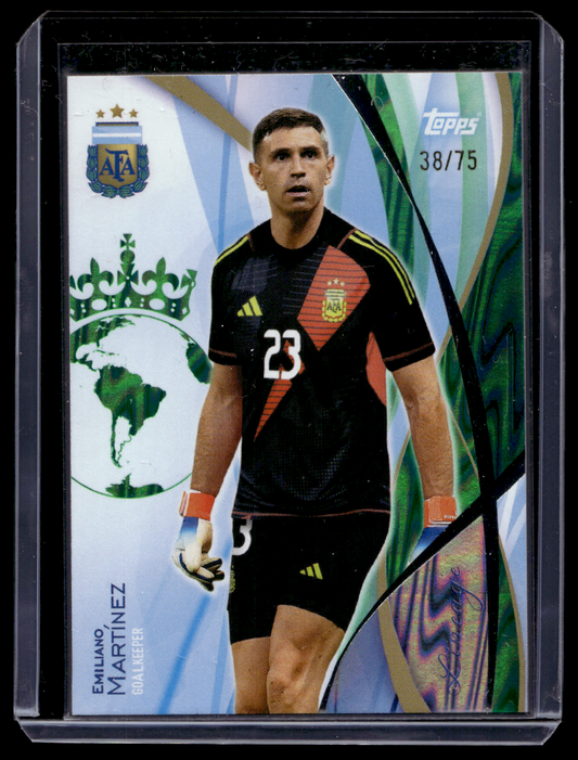 2024 Topps Lineage Argentina - Green Tango Foilboard - Emiliano Martinez #13 /75