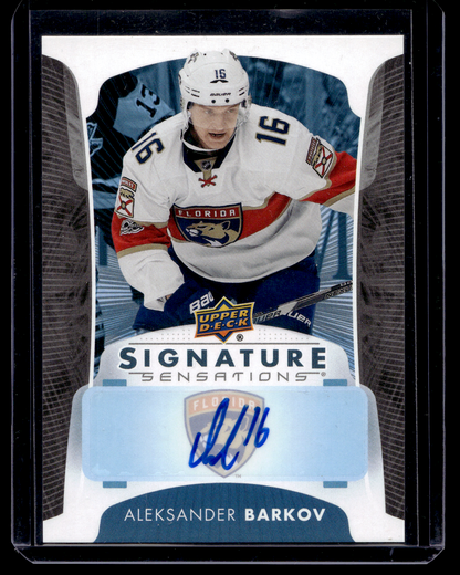 2017-18 Upper Deck - Signature Sensations - Aleksander Barkov #SS-AB