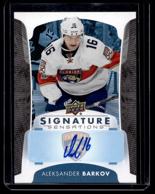 2017-18 Upper Deck - Signature Sensations - Aleksander Barkov #SS-AB