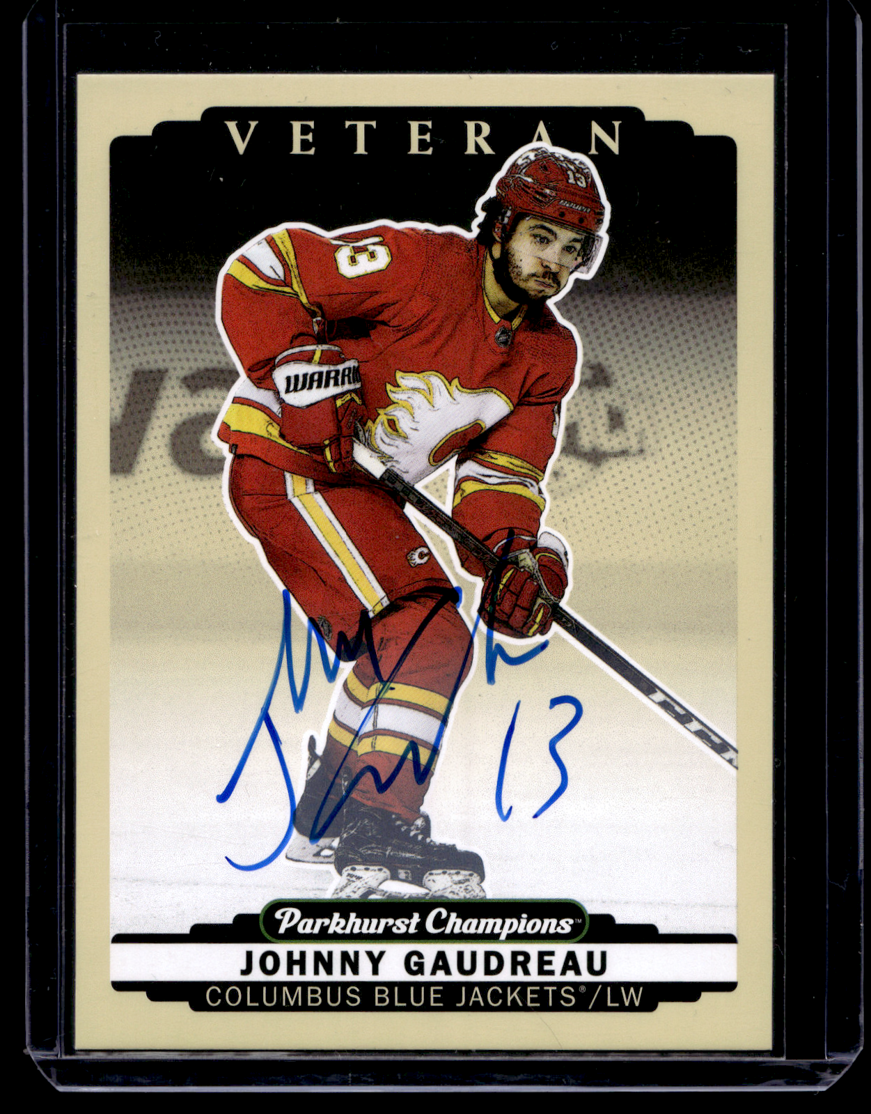 2022-23 Upper Deck Parkhurst Champions - Autographs - Johnny Gaudreau #245