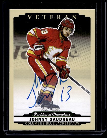 2022-23 Upper Deck Parkhurst Champions - Autographs - Johnny Gaudreau #245