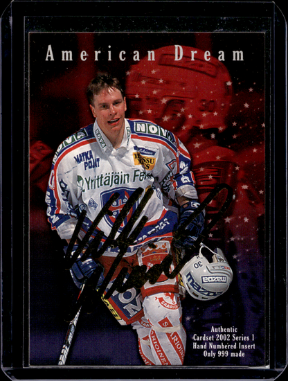 2001-02 Cardset American Dream - Ville Nieminen /999