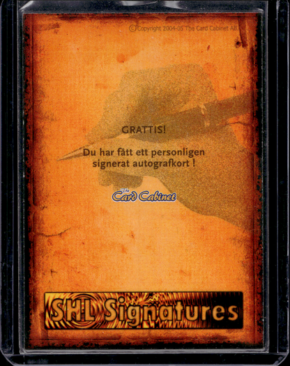 2004-05 SHL Signatures - Kimmo Kapanen