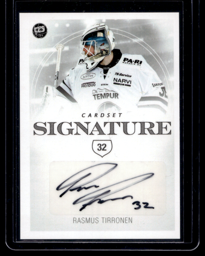 2019-20 Cardset Signature - Rasmus Tirronen /125