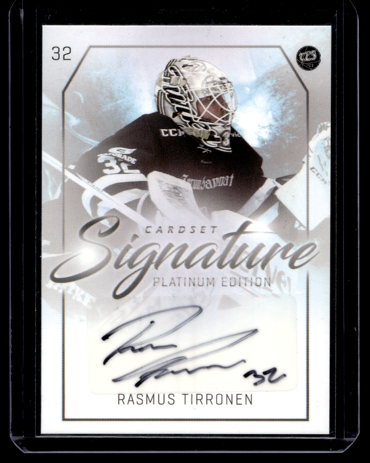 2018-19 Cardset Signature Platinum Edition - Rasmus Tirronen /125